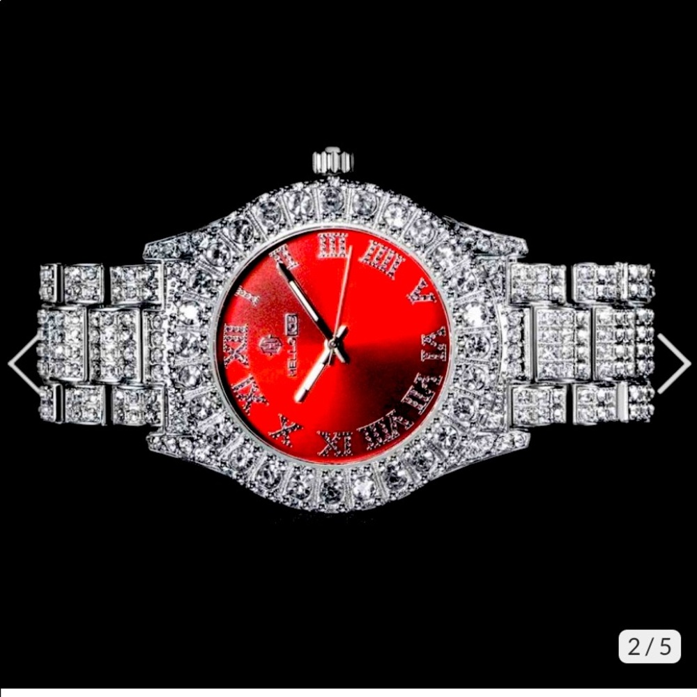 Silver Over Red Presidential Flex